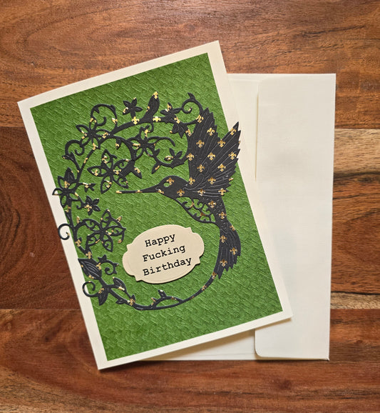 Happy F*cking Birthday (Handmade Greeting Card)