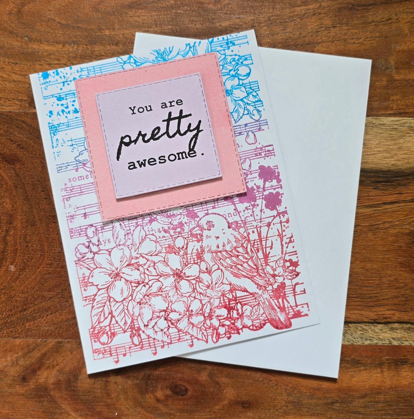 You are pretty awesome. (Handmade Greeting Card)