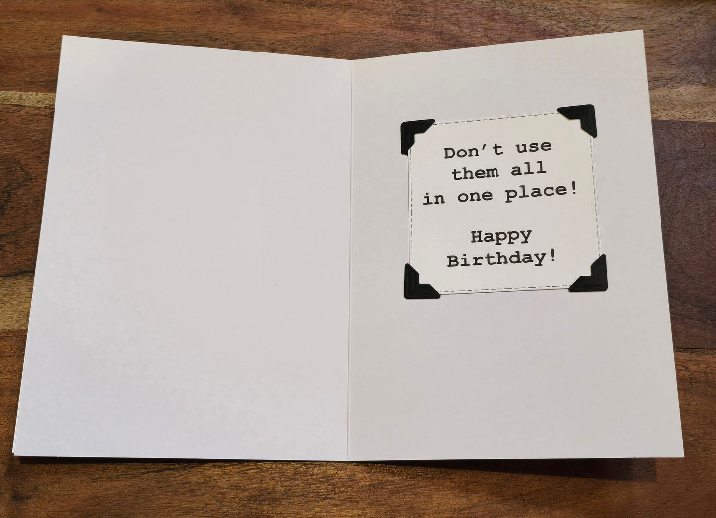 Dad Jokes Handmade Lift-the-Flap Birthday Card