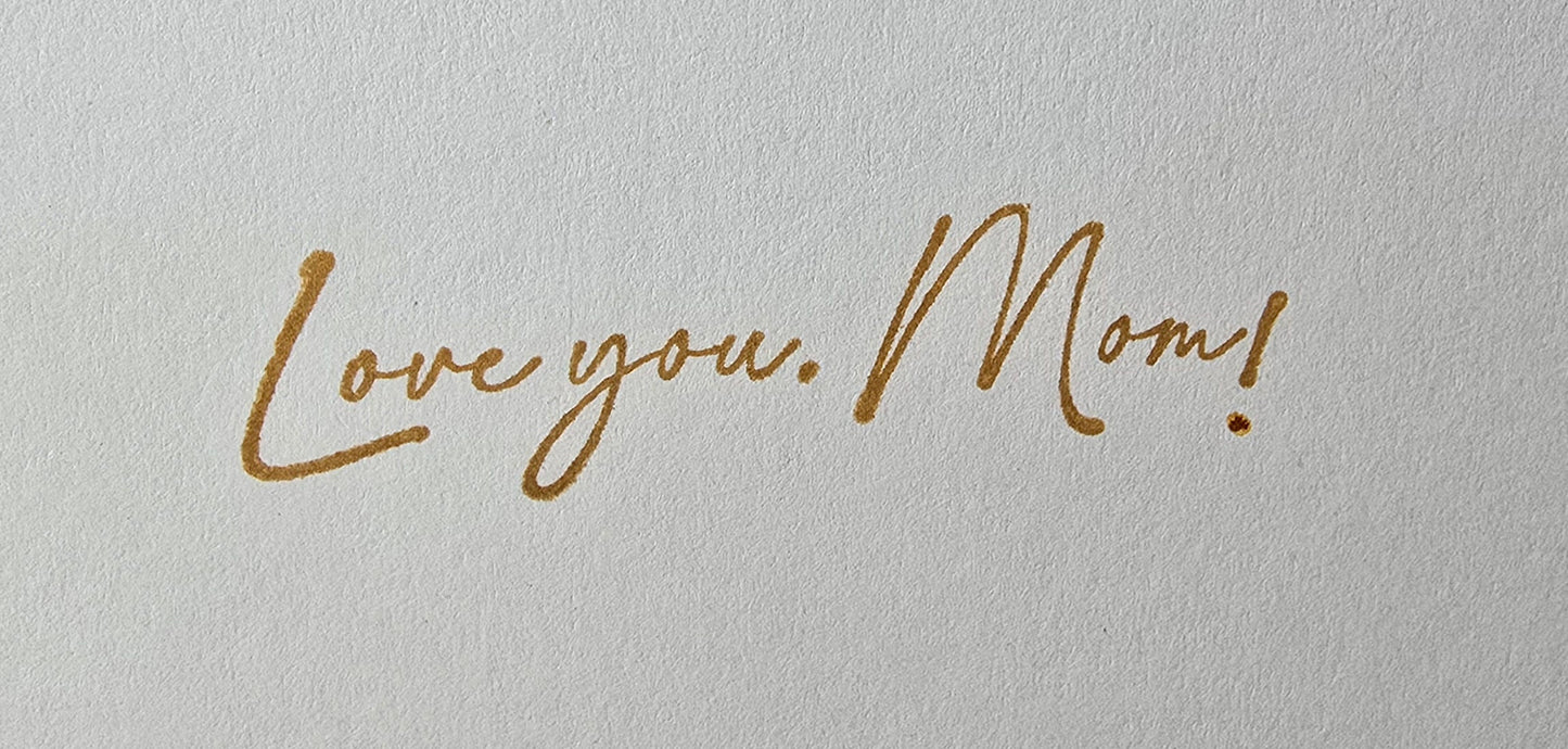 I love how we don't have to say out loud that I'm your favorite child. Handmade Mother's Day Card