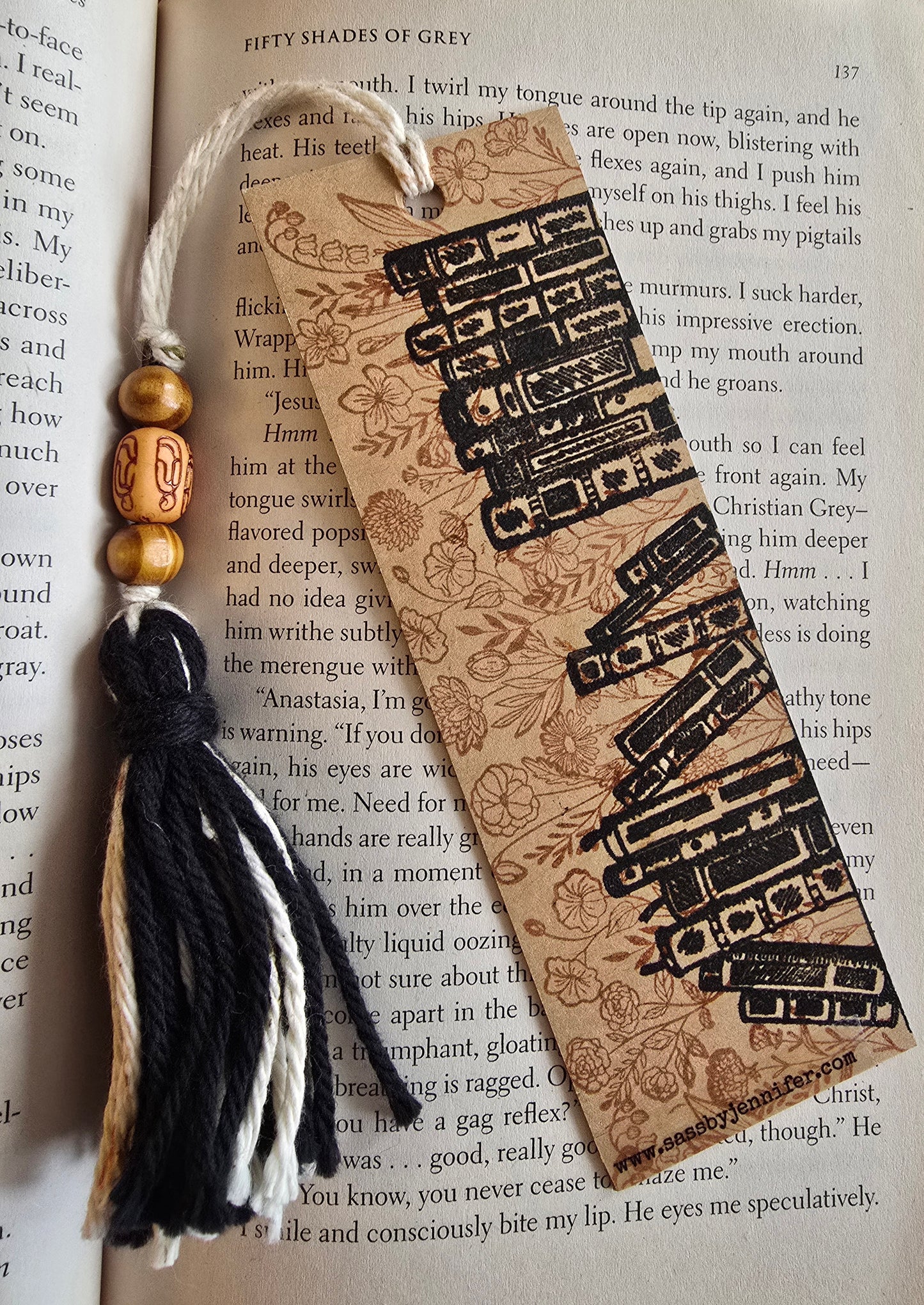 "I dust my shelves, but my books are still filthy." Bookmark