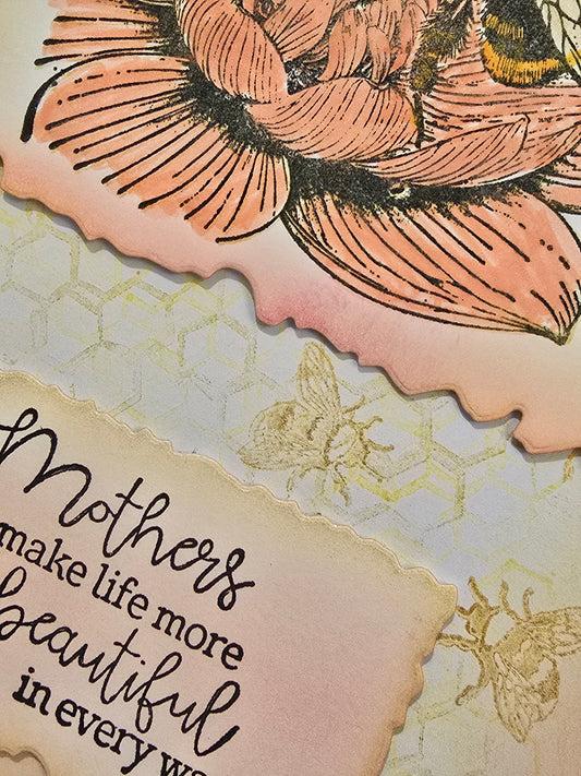 Mothers make life more beautiful in every way. Handmade Mother's Day Card