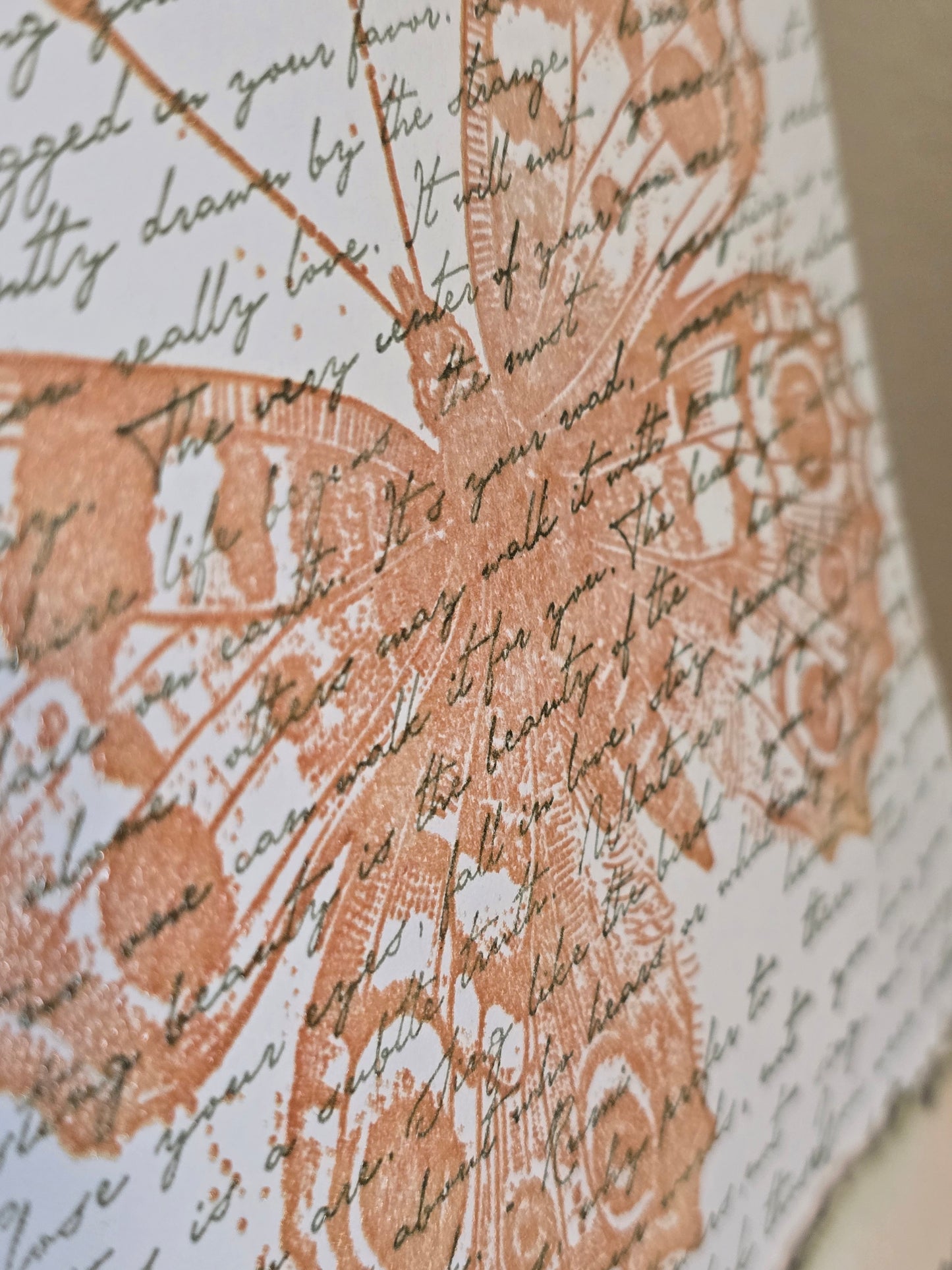 Not all who wander are lost... Sometimes, they are simply becoming. Handmade Greeting Card