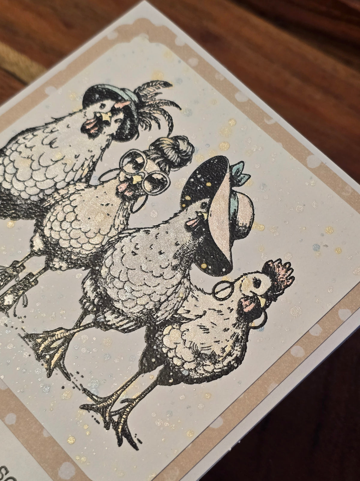 "We've been friends so long..." Handmade Greeting Card