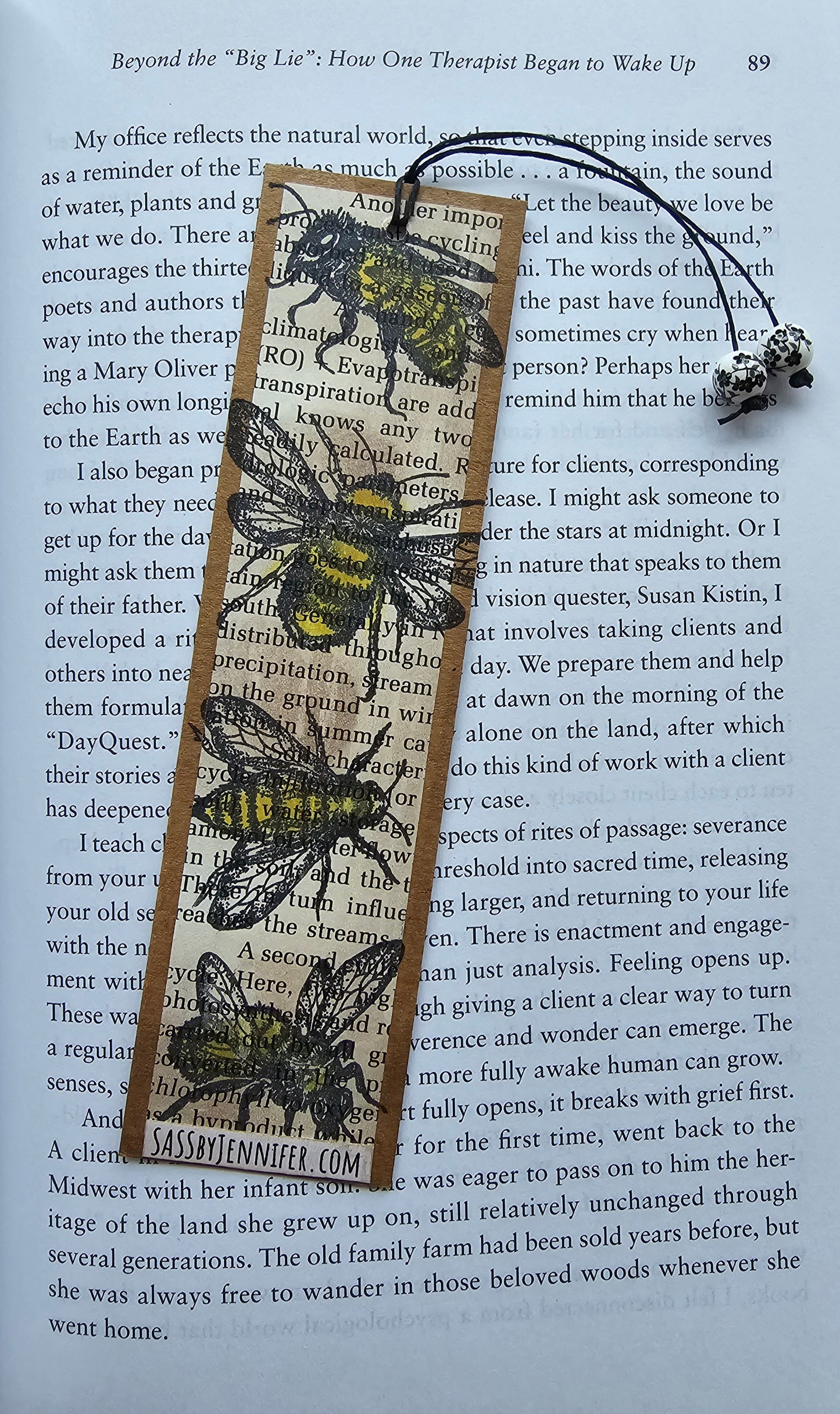 Chin up, Motherf*cker (Handmade double-sided bookmark)