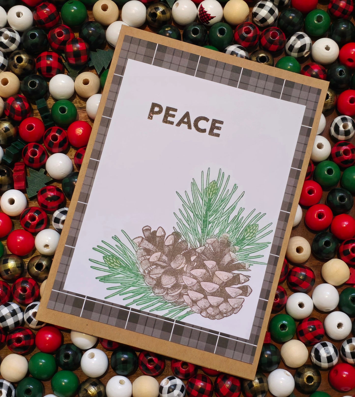 Cozy Plaids Holiday Card Collection (6 Unique Cards)