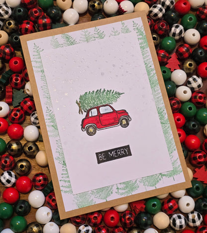 Cozy Plaids Holiday Card Collection (6 Unique Cards)