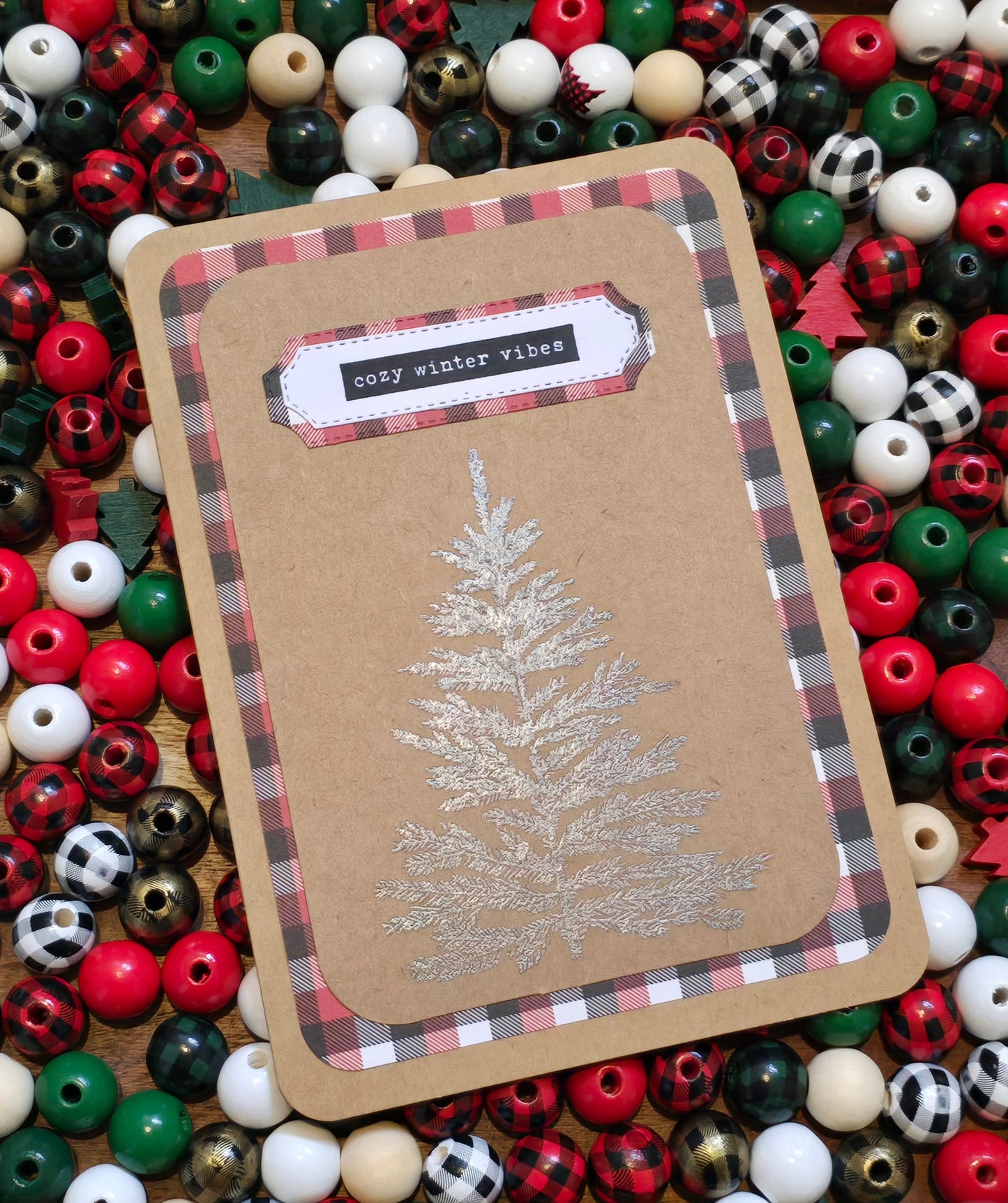 Cozy Plaids Holiday Card Collection (6 Unique Cards)