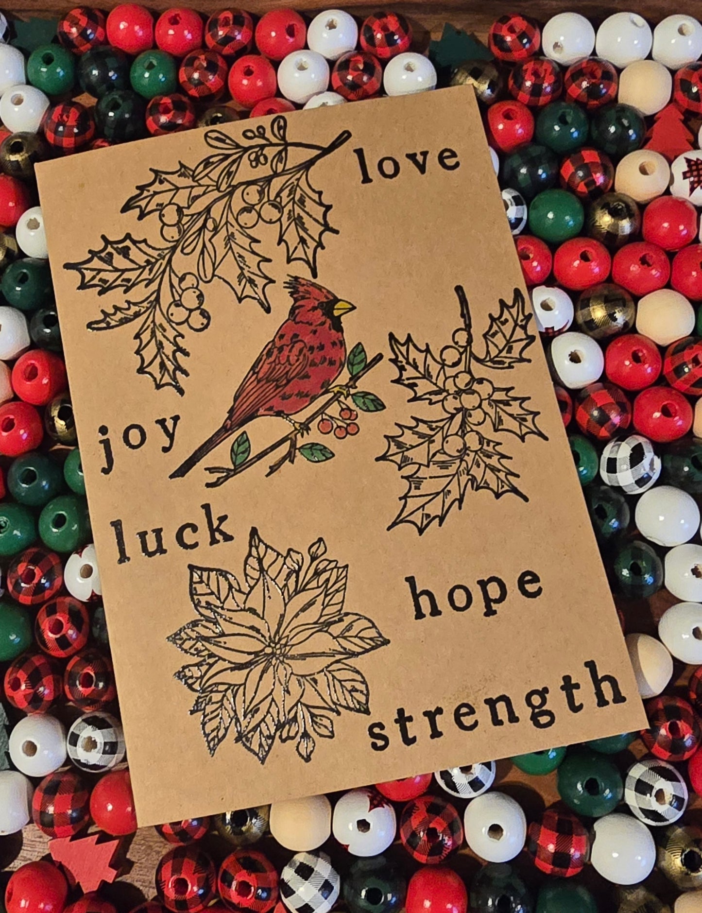 The Winter Cardinal Symbolism Holiday Card Set (4 Card Set)