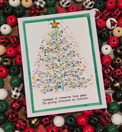 Holiday Sass Watercolor Card Collection (4 Unique Cards)