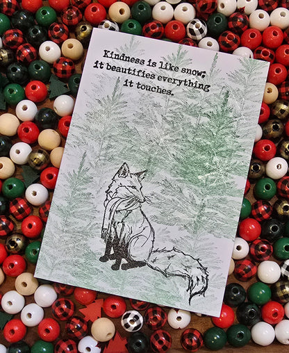 Kindness is like snow... Holiday Greeting Card