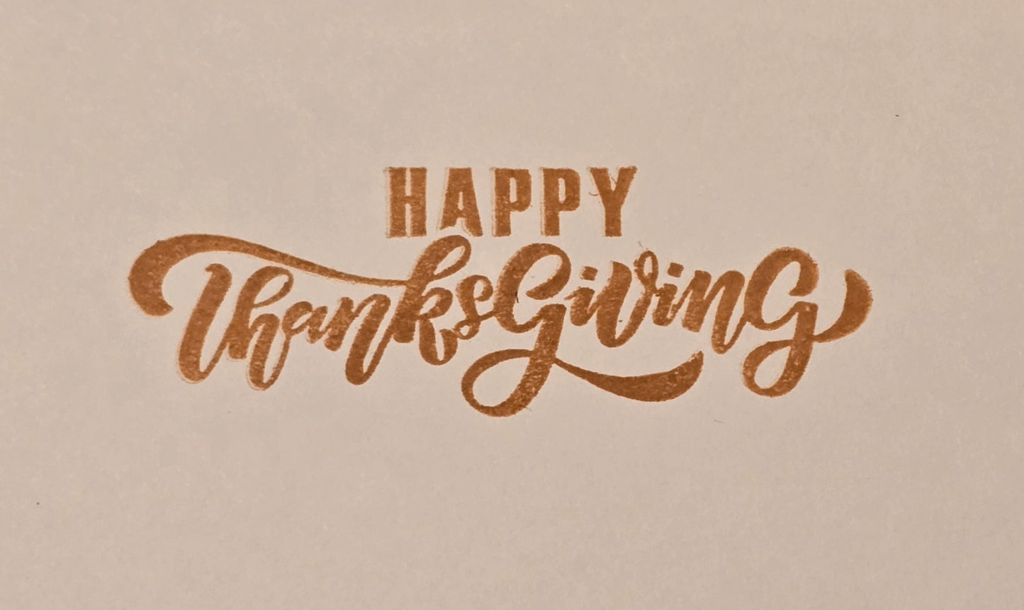 Grateful that you are my teacher & thankful for all that you do! Thanksgiving Card Set of 4