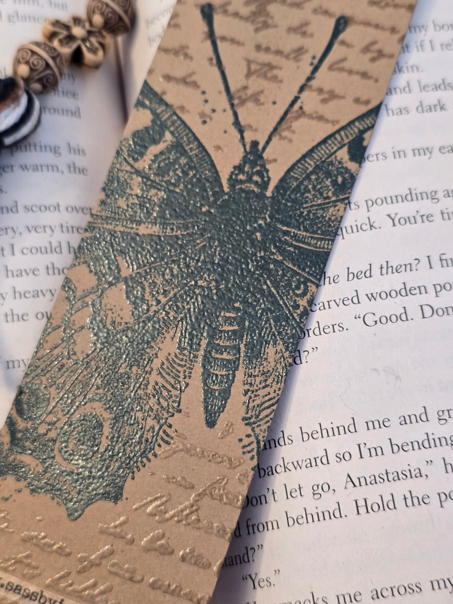 "QUITTER STRIP" Handmade Bookmark