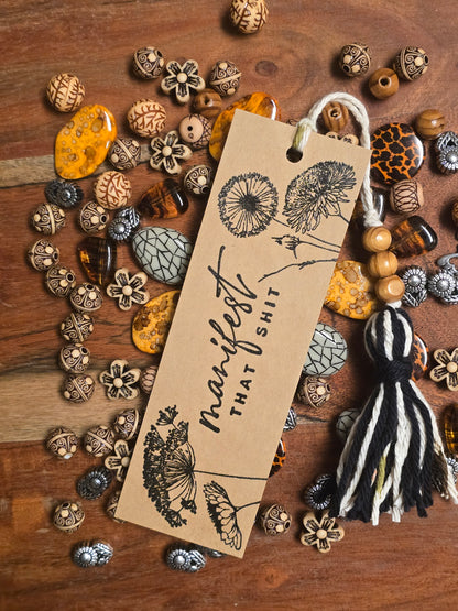 "Manifest that shit" Bookmark