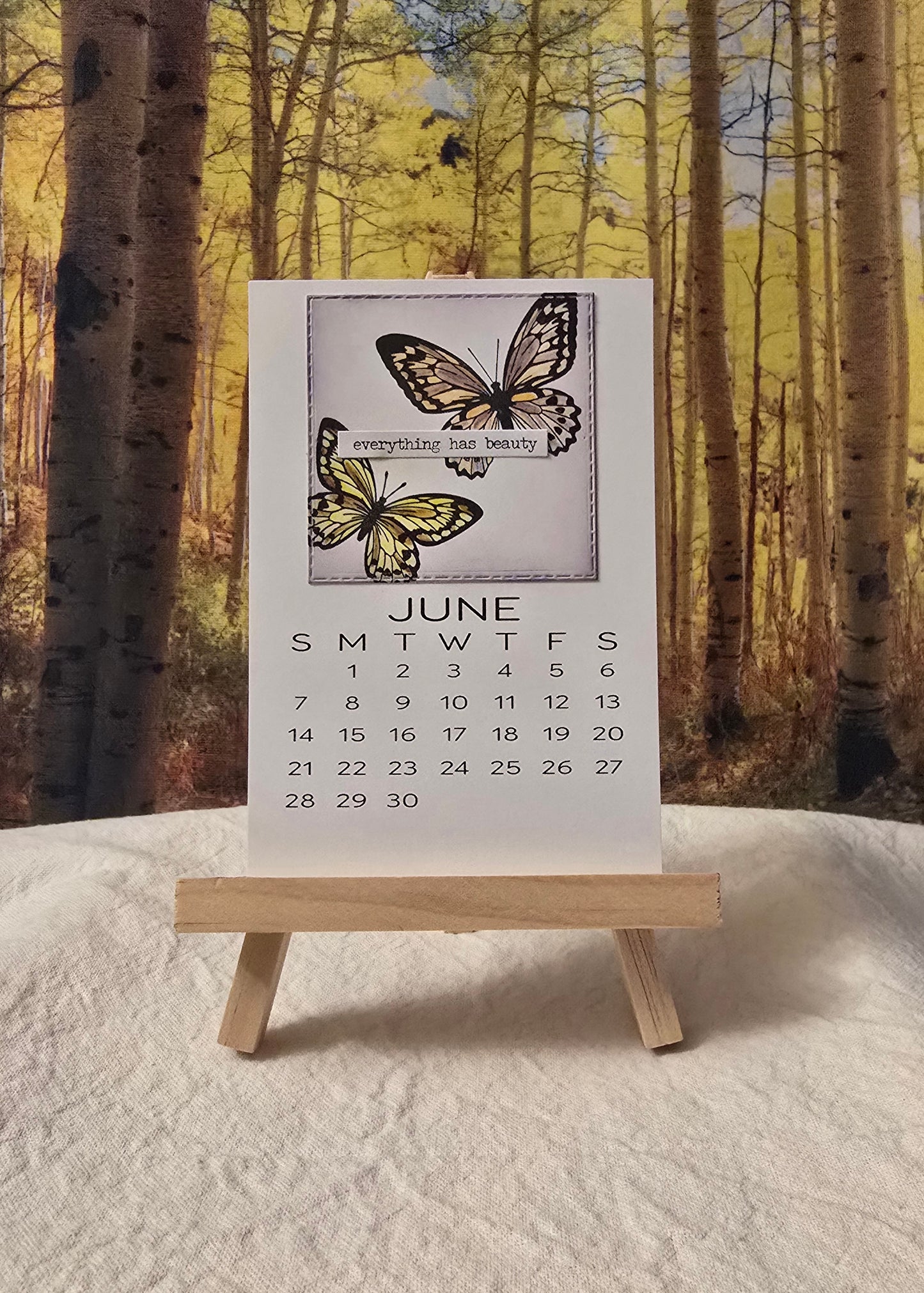 2026 Motivational Desk Calendar (Small) - Easel sold separately