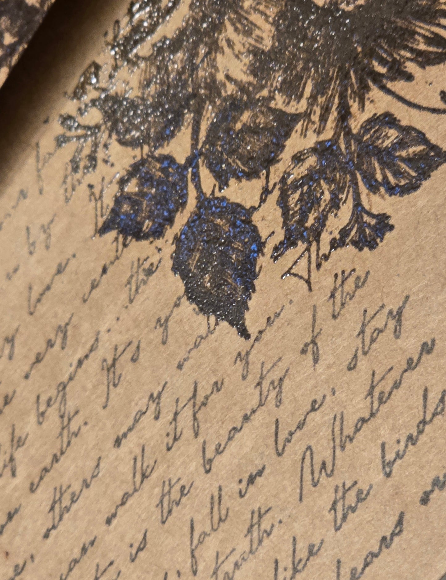 "love & laughter FOREVER AFTER" Handmade Wedding Card