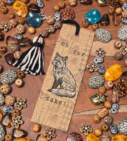 Oh, for fox sake! Handmade Bookmark
