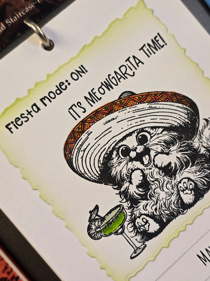 "Pissy Kitty" 2026 Hanging Calendar (Magnetic Hanger Hook Included)