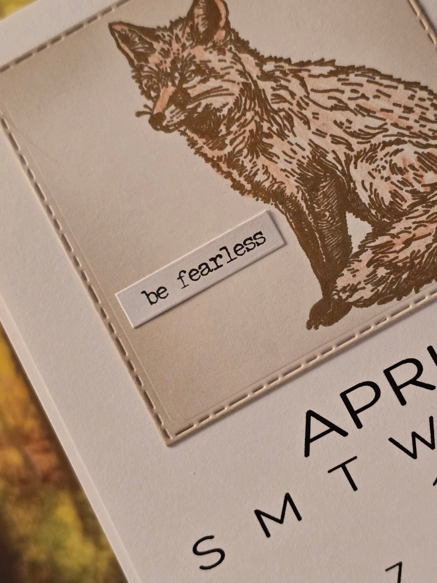 2026 Motivational Desk Calendar (Small) - Easel sold separately