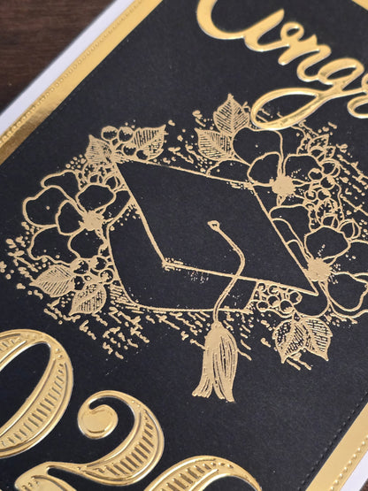"Congrats" 2026 Handmade Graduation Card