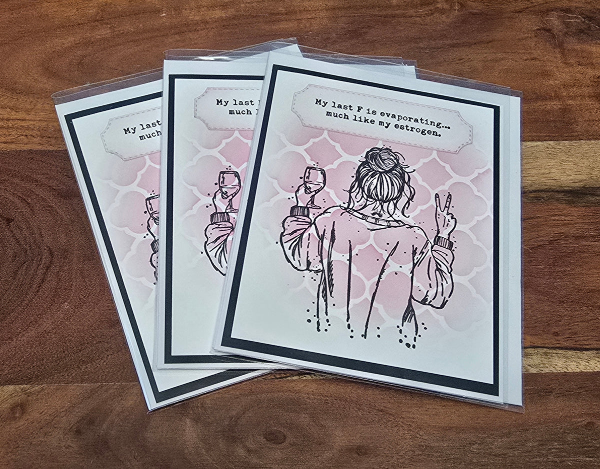 A2 4.25x5.5 Handmade Greeting Card @ Queen Bee Giftery
