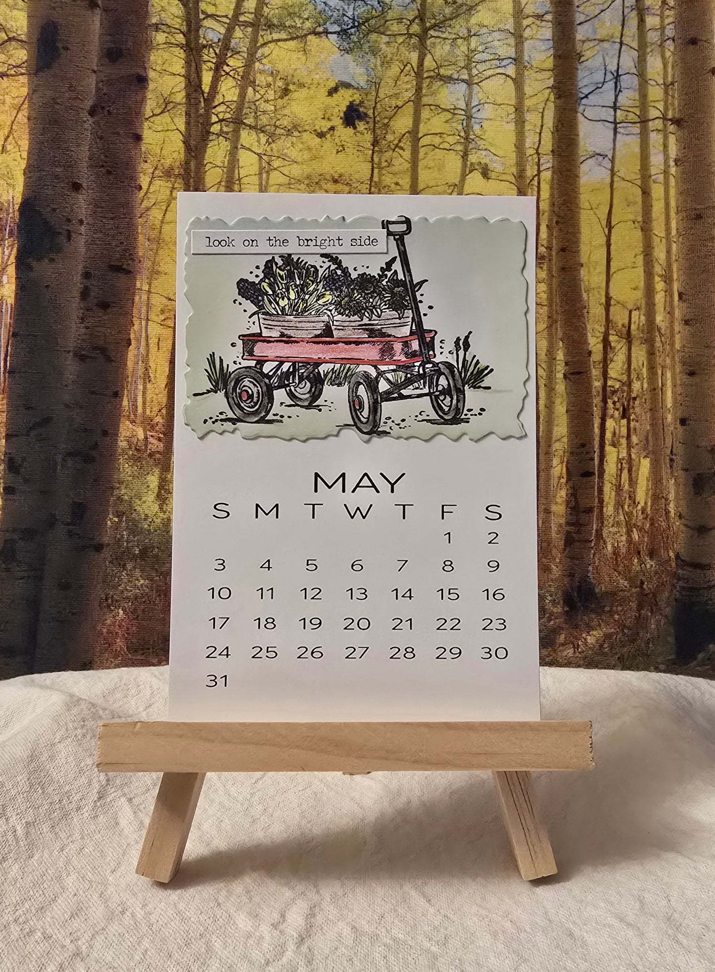 2026 Motivational Desk Calendar (Small) - Easel sold separately