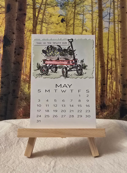 2026 Motivational Desk Calendar (Small) - Easel sold separately