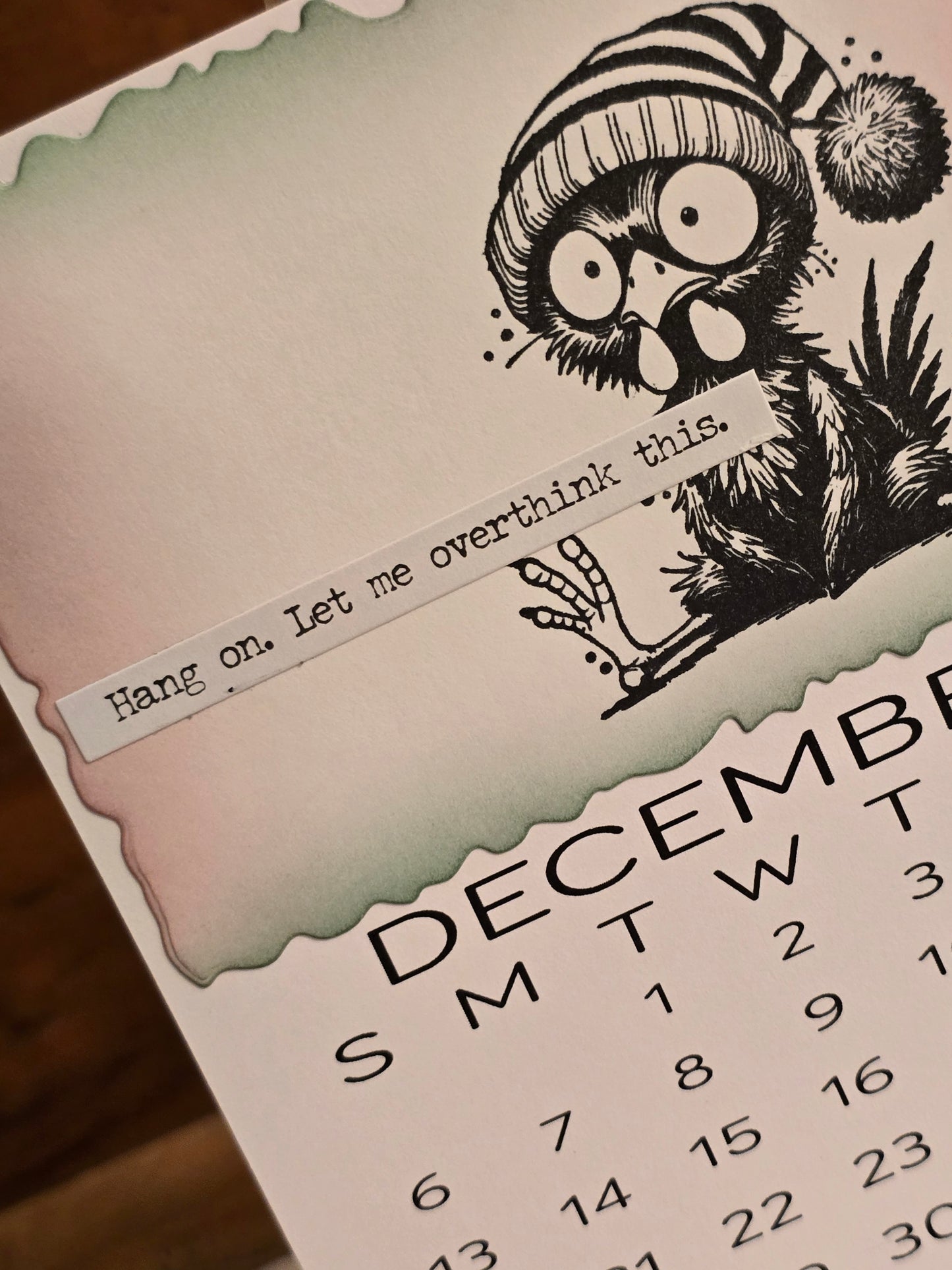 "Animals with Attitude" 2026 Desktop Calendar (Small) - Easel sold separately