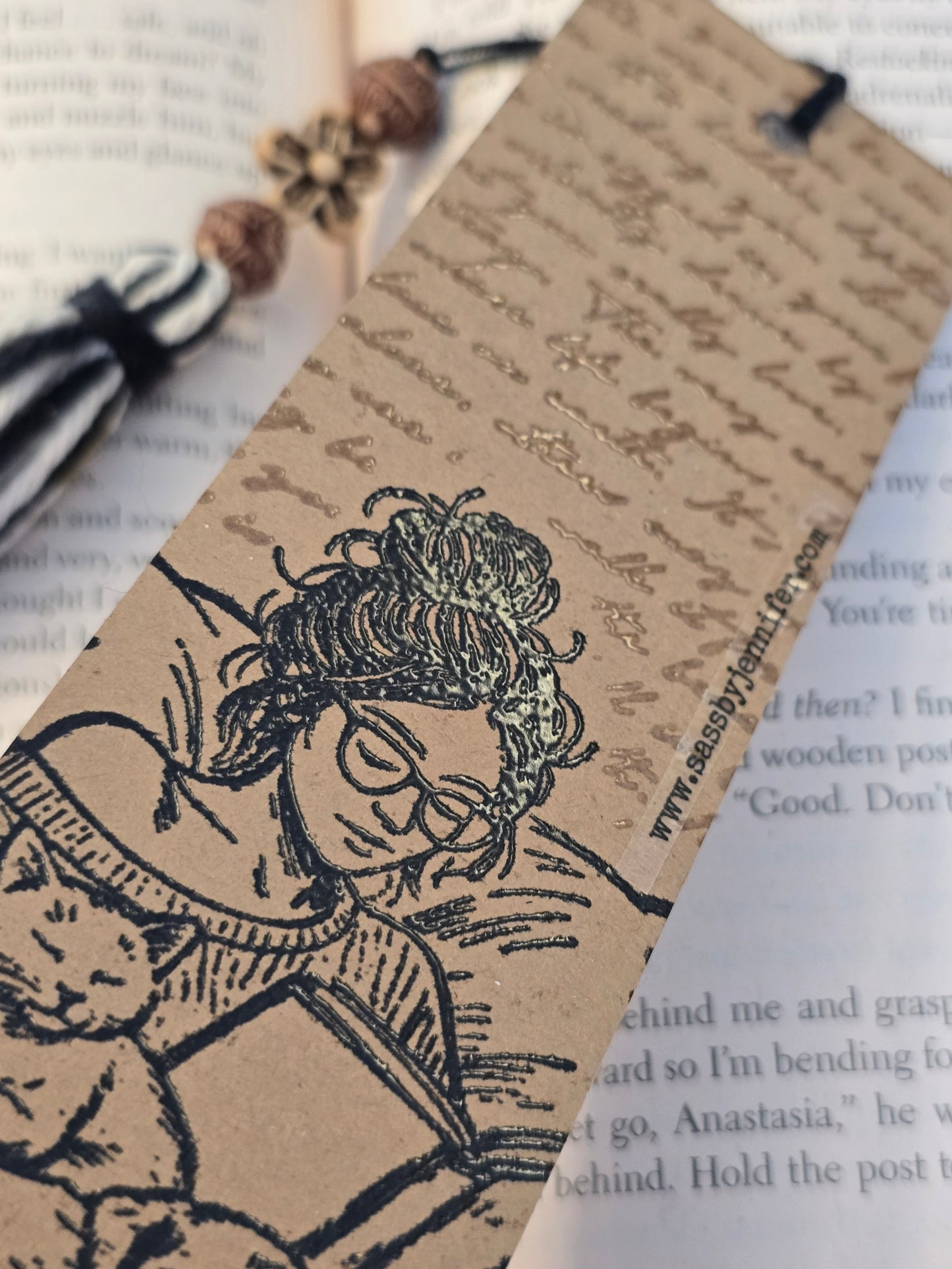 "Damn you book...I had shit to do today." Bookmark
