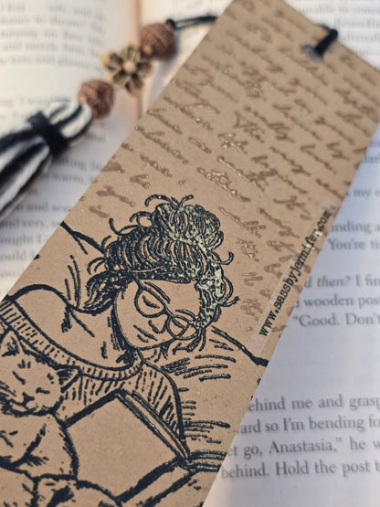 "Damn you book...I had shit to do today." Bookmark
