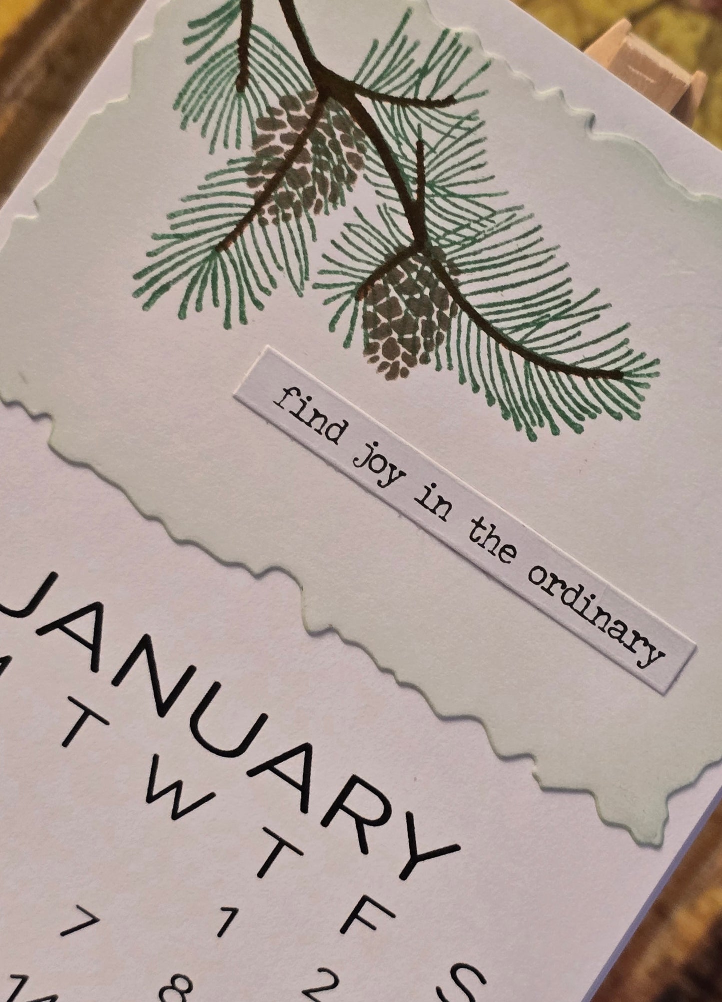 2026 Motivational Desk Calendar (Small) - Easel sold separately