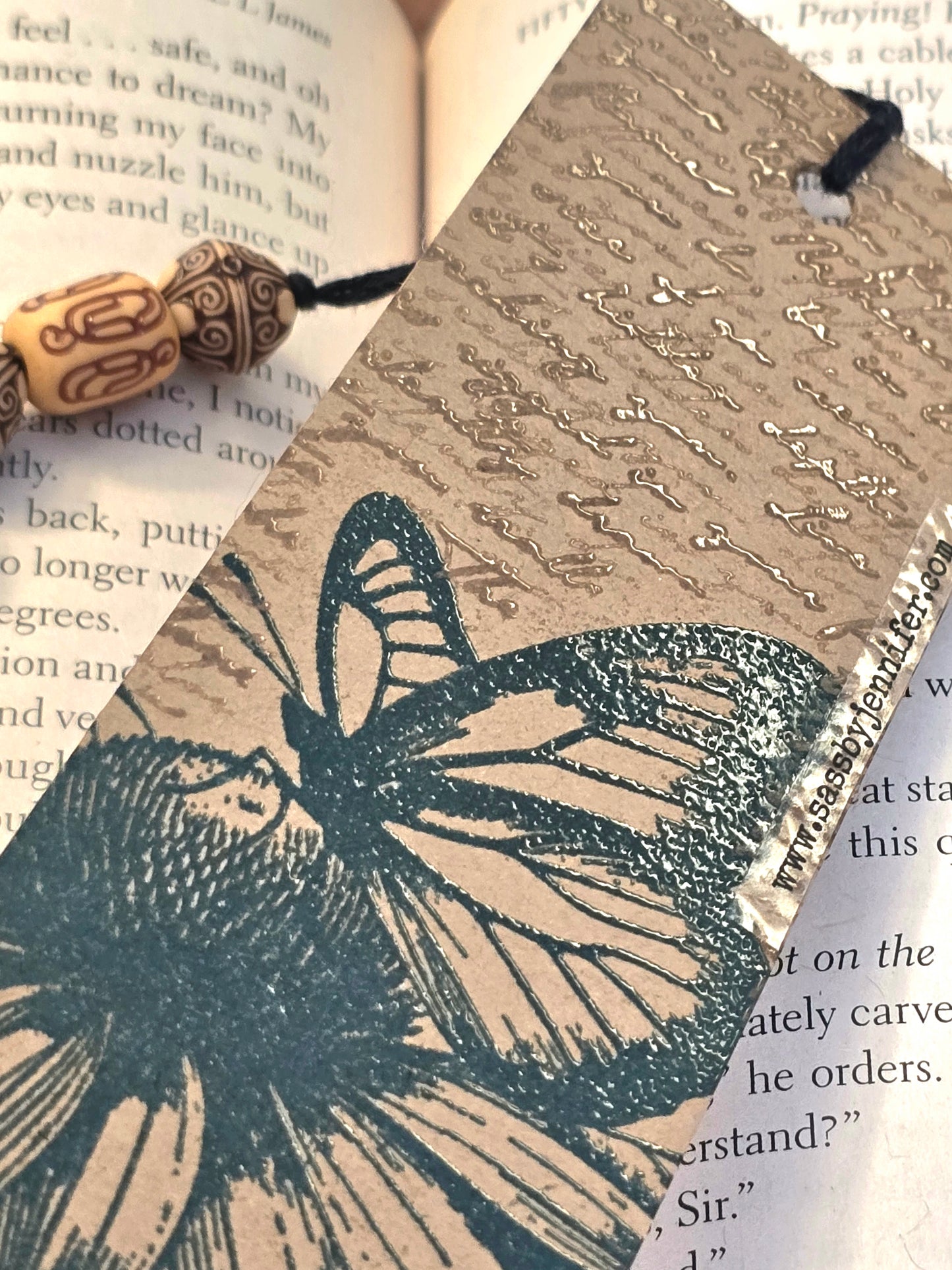 "It's not smut...It's cliterature." Handmade Bookmark