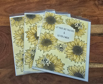 A2 4.25x5.5 Handmade Greeting Card @ Queen Bee Giftery