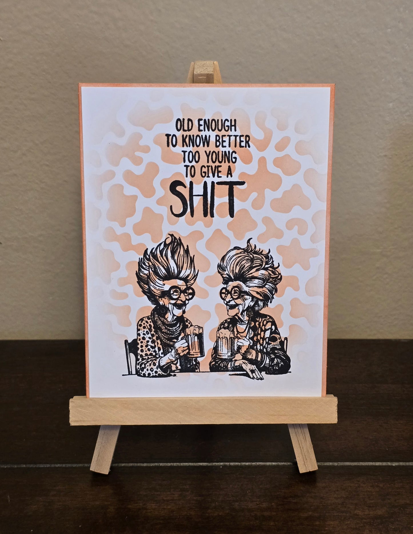 Sassy Girl Notecard Set (5 unique designs, blank Inside)