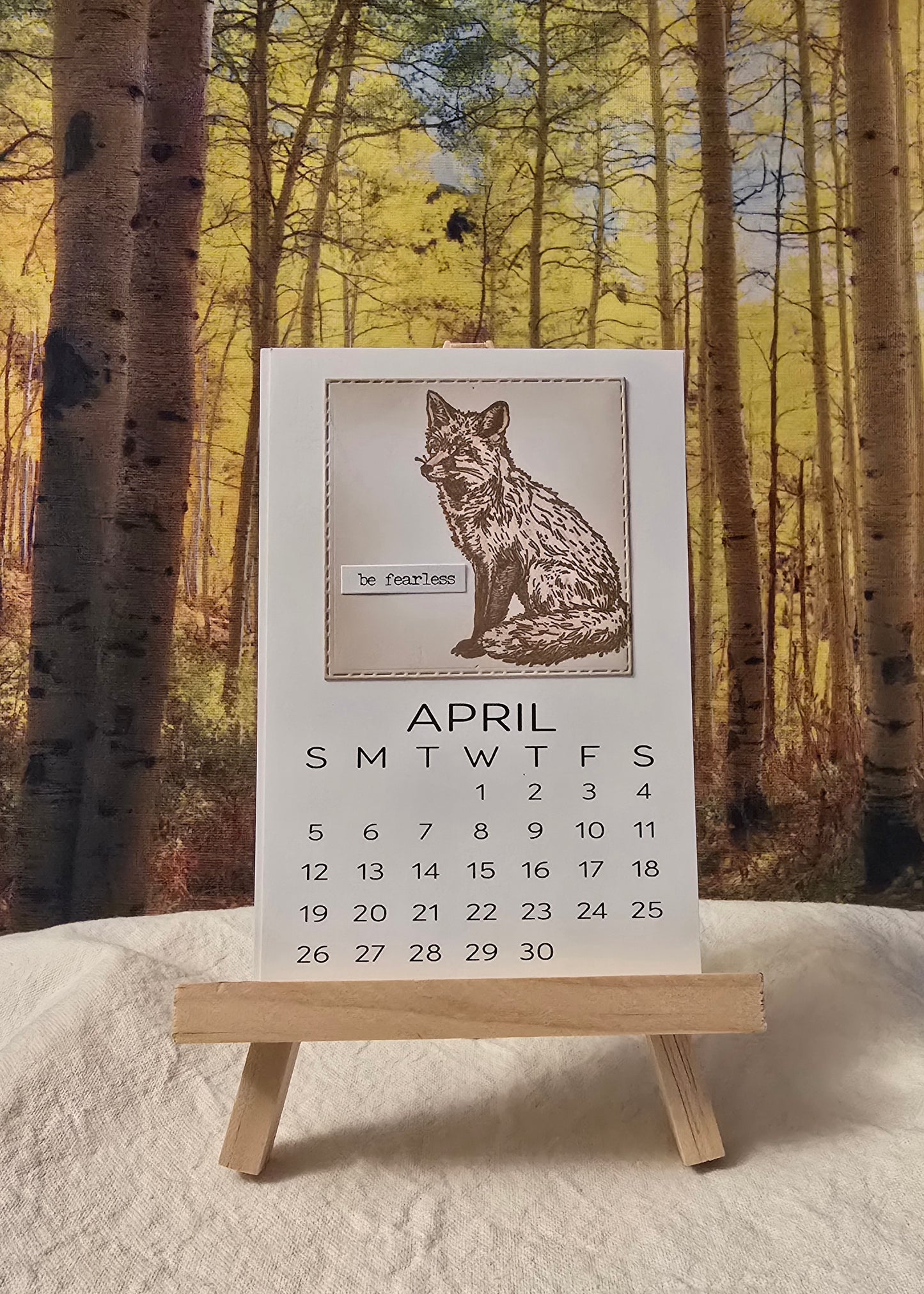 2026 Motivational Desk Calendar (Small) - Easel sold separately