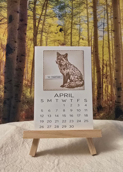 2026 Motivational Desk Calendar (Small) - Easel sold separately