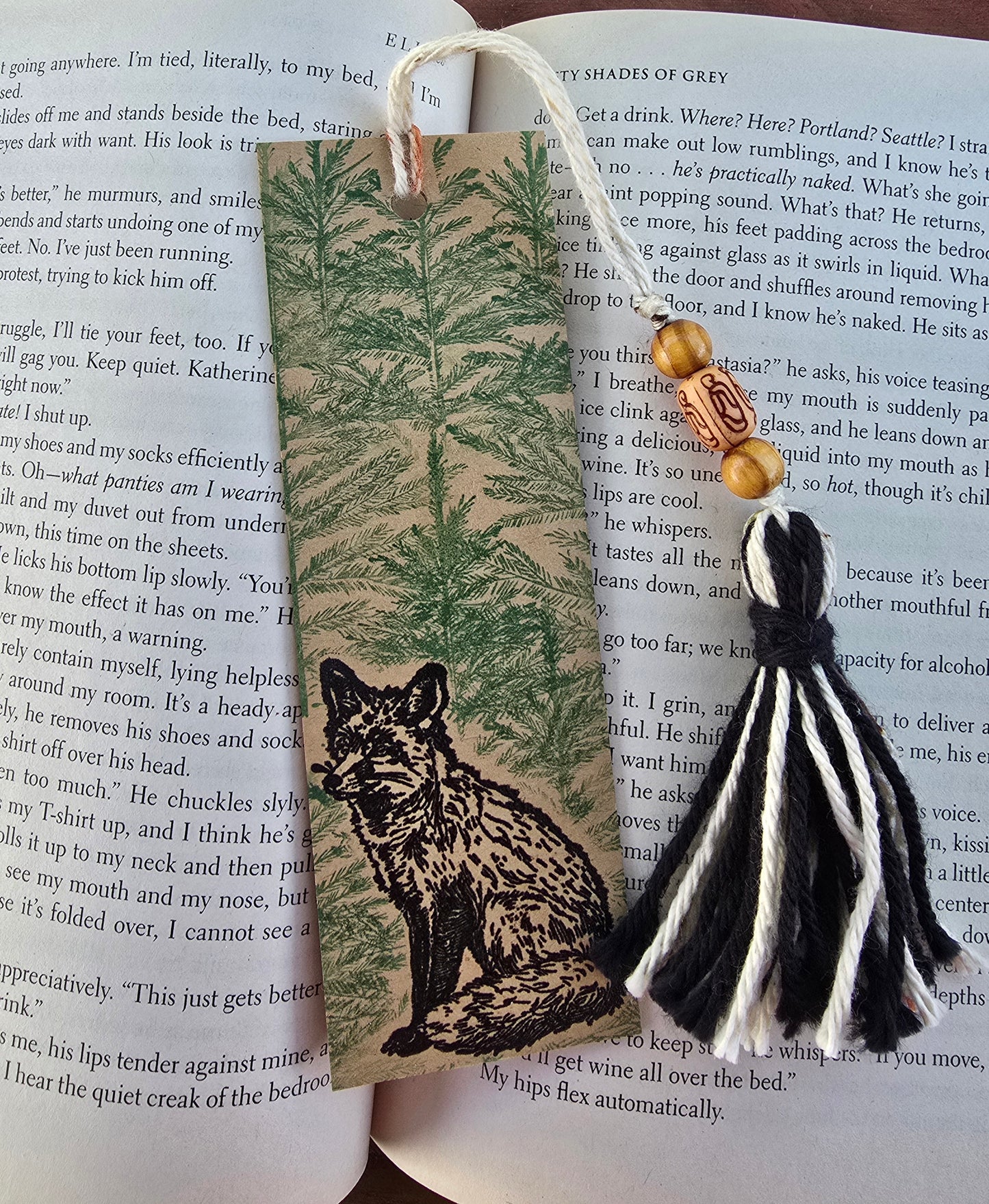 "I love books that make me blush." Bookmark