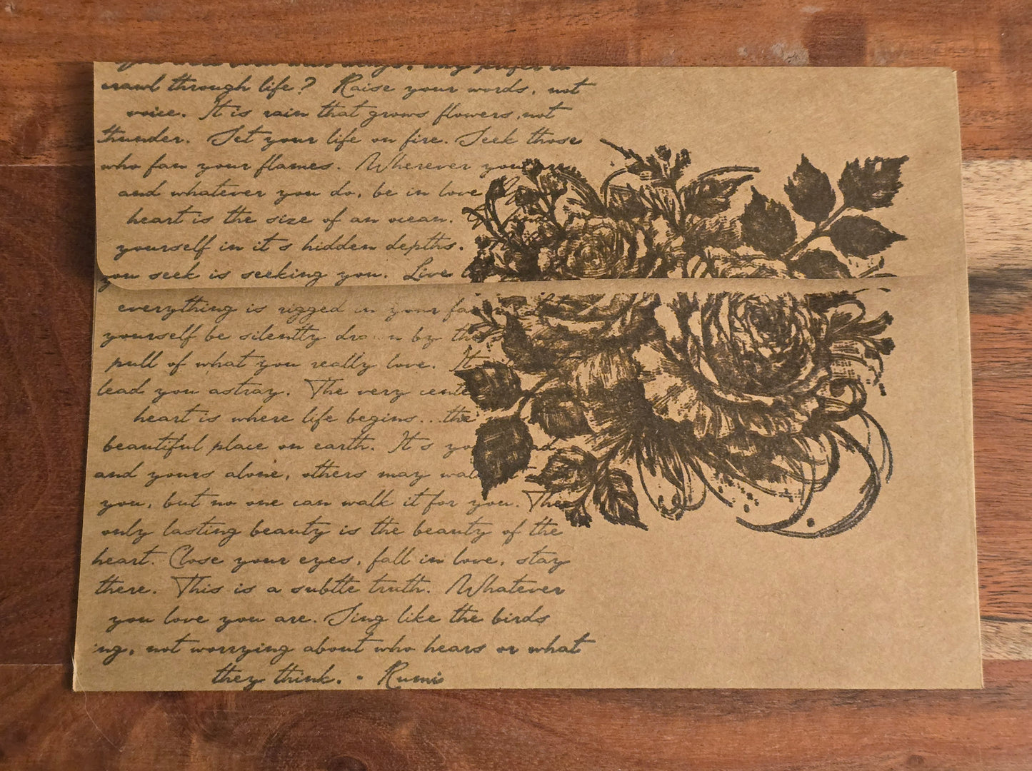 "love & laughter FOREVER AFTER" Handmade Wedding Card