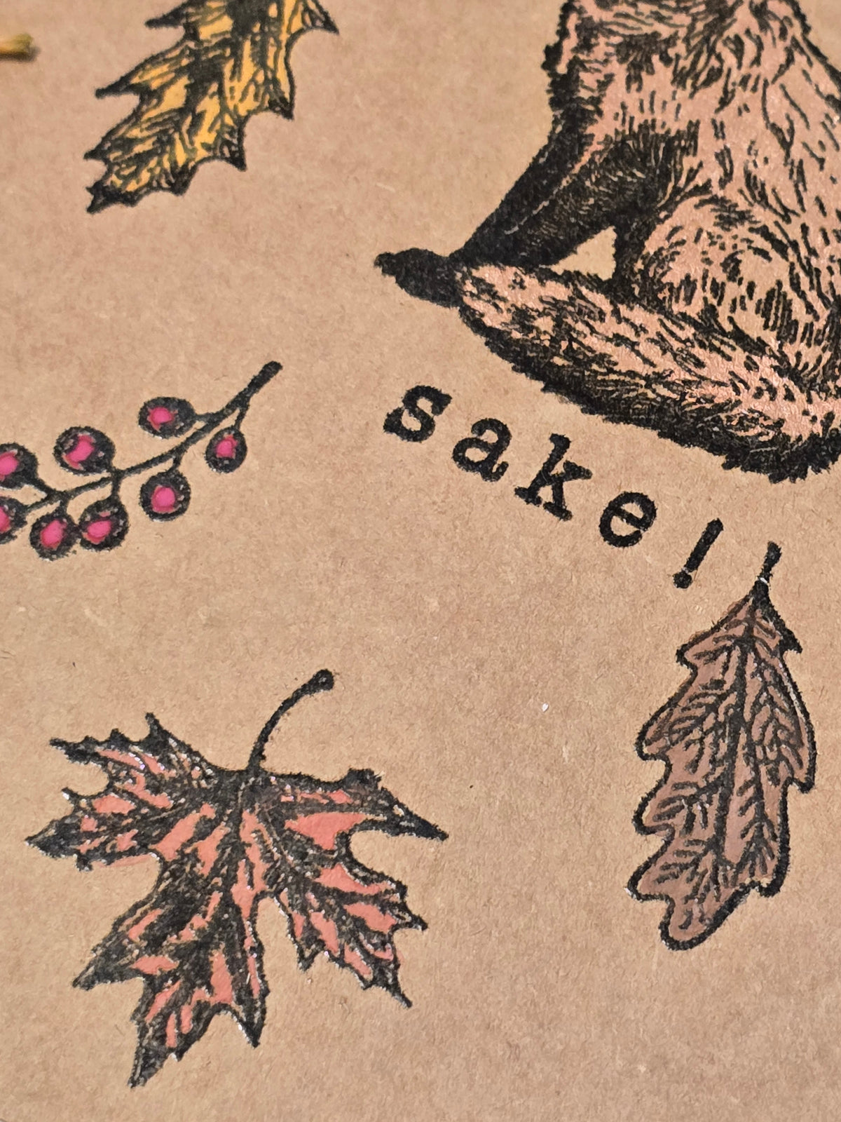 Oh, for fox sake! Coordinating Handmade Bookmark and Notebook Set
