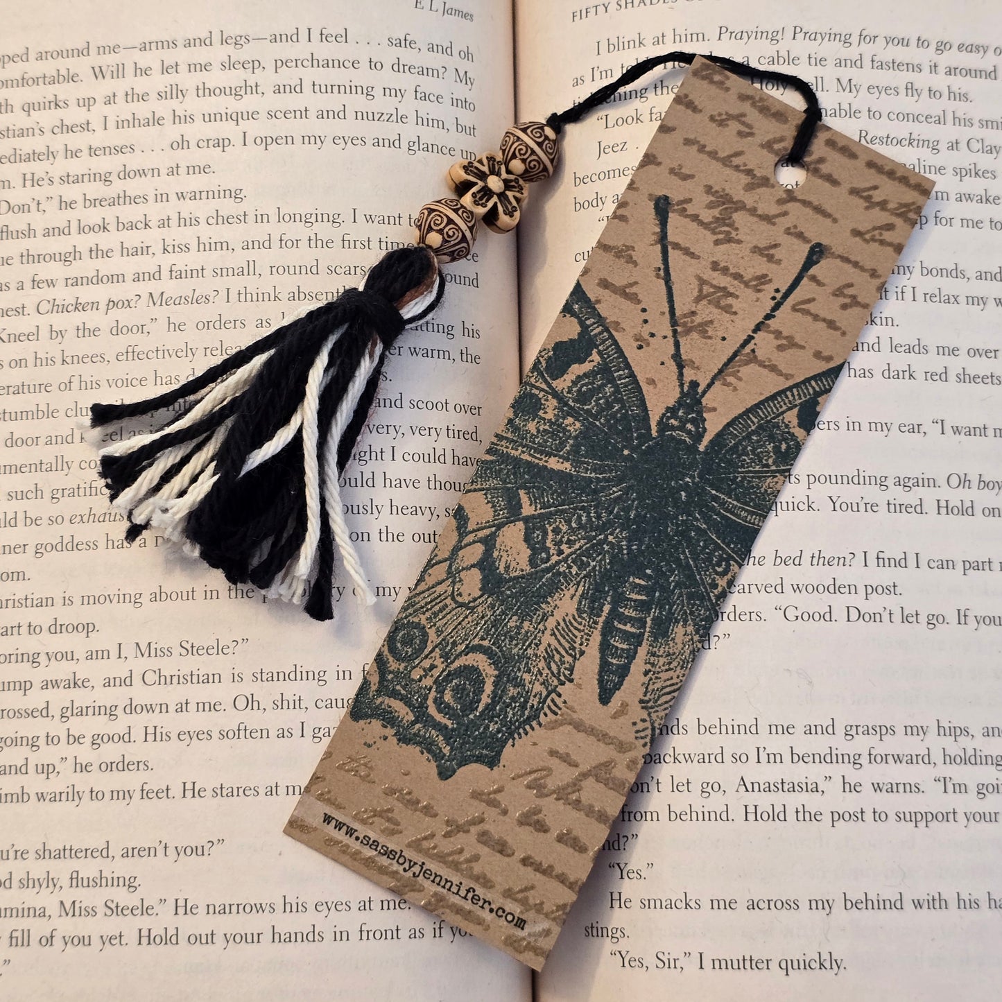 "QUITTER STRIP" Handmade Bookmark