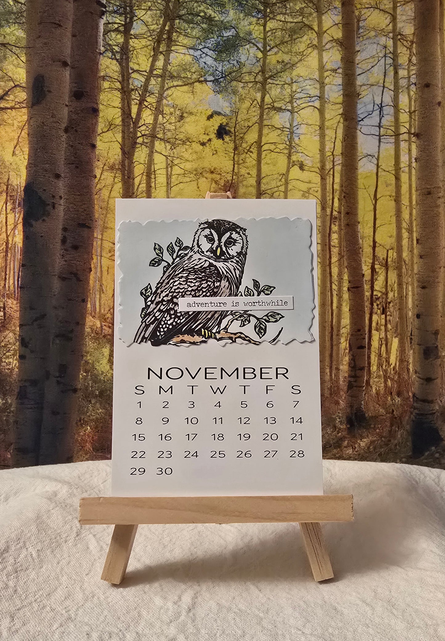 2026 Motivational Desk Calendar (Small) - Easel sold separately