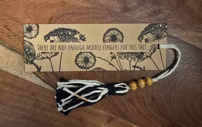 "There are not enough middle fingers for this shit." Bookmark