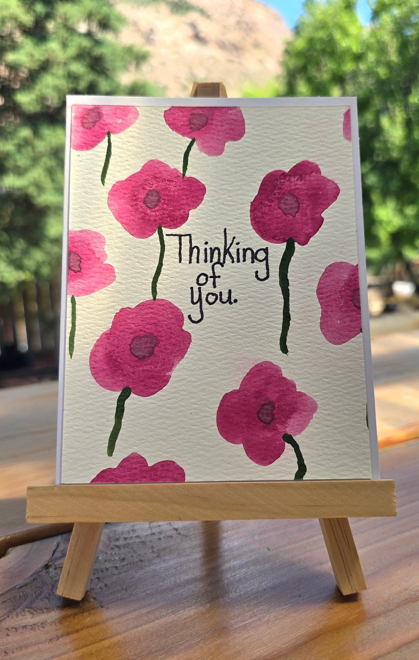 Watercolor Flowers - Assorted Notecards (Set of 4)