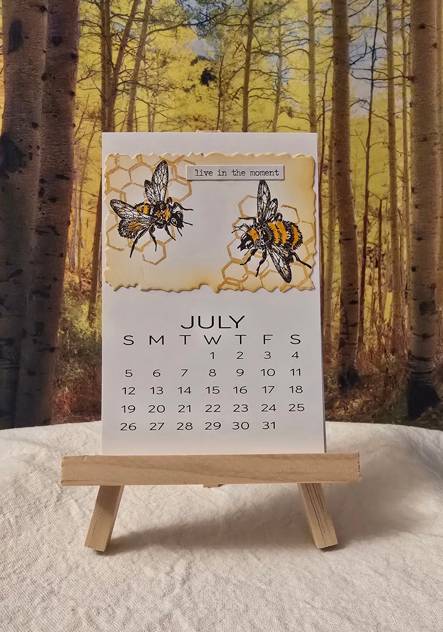 2026 Motivational Desk Calendar (Small) - Easel sold separately