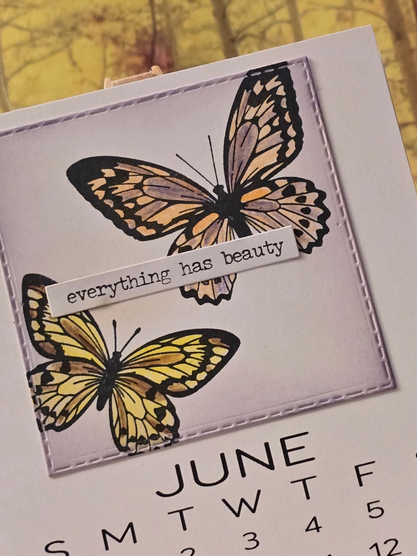 2026 Motivational Desk Calendar (Small) - Easel sold separately