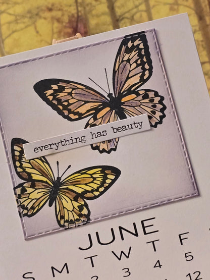 2026 Motivational Desk Calendar (Small) - Easel sold separately