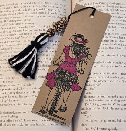 "I don't watch porn. I read it like a fucking lady." Handmade Bookmark