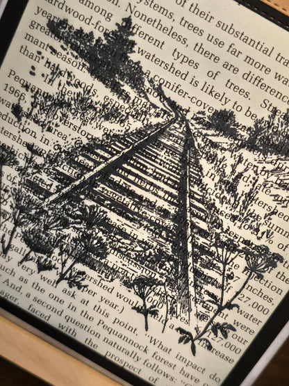 "Trust the journey. Even if you don't know where it leads." Handmade Greeting Card