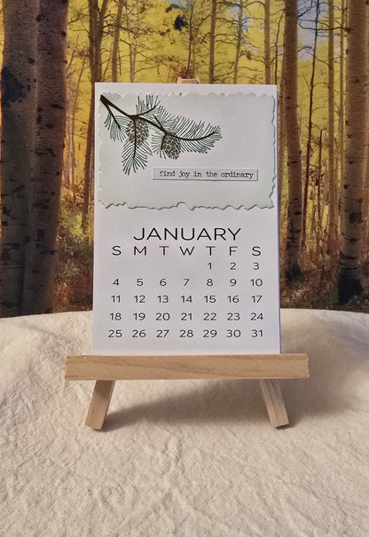 2026 Motivational Desk Calendar (Small) - Easel sold separately