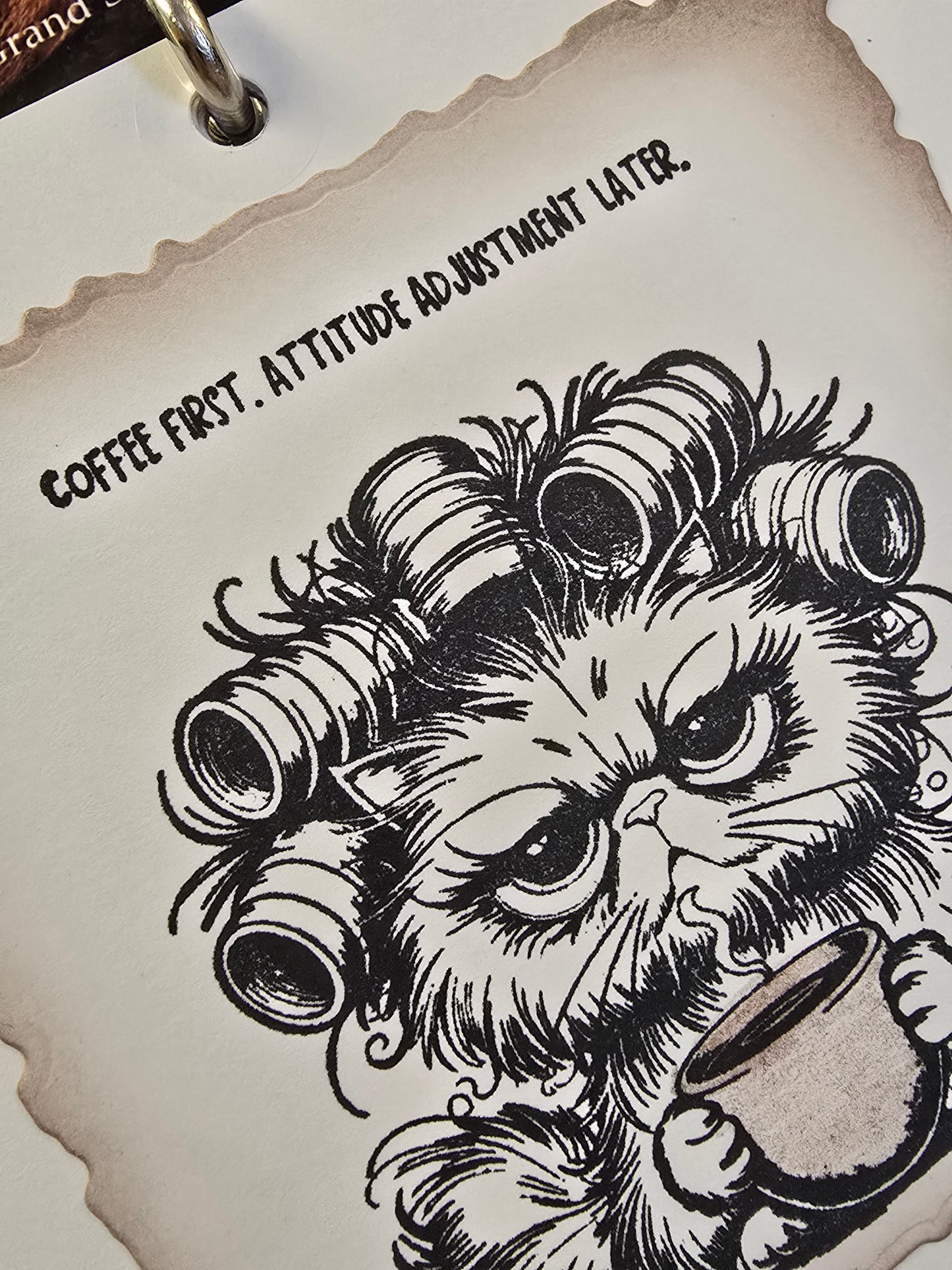 "Pissy Kitty" 2026 Hanging Calendar (Magnetic Hanger Hook Included)